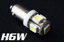 LEDs H6W - Sockel BAX9S - 12V