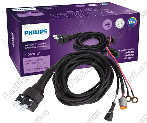 Faisceau de câbles avec relais Philips Ultinon Drive UD1001W  - 1 Connecteur DT 3 Pin