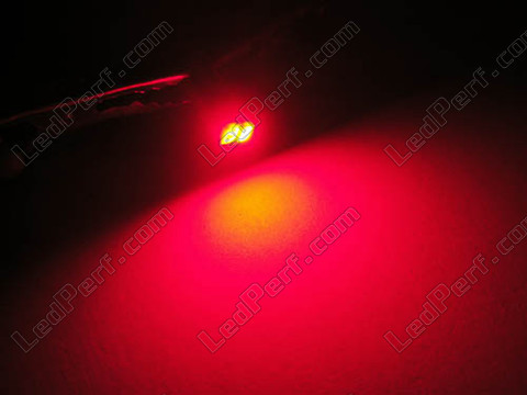 LED auf Unterstützung rot T4,7