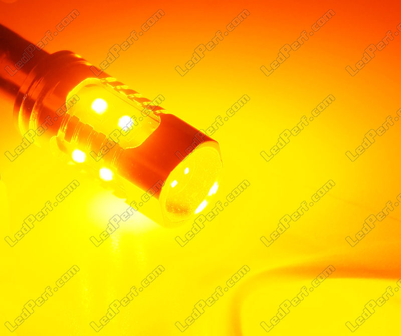 LED-Lampen HY21W aus 10 LEDs CREE orangefarbene für Blinker