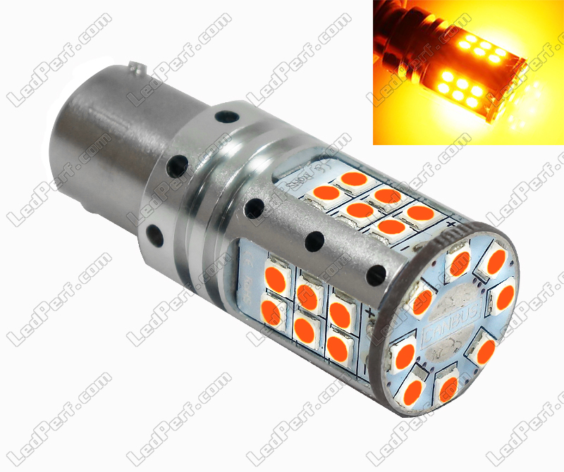 Lampe 5 rote LED - 12 Volt - 21 Watt - BA15S Sockel - 12V LED