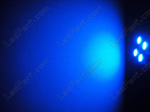 LED-Lampe BA9S T4W Efficacity Blau
