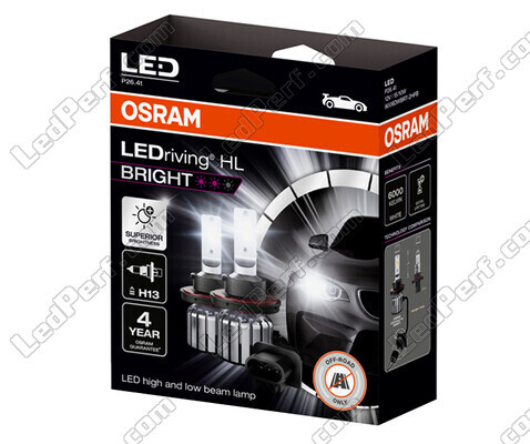 Verpackung H13 LED Birnen Osram LEDriving HL Bright - 9008DWBRT-2HFB