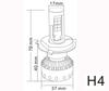 Led H4 Hochleistungs-LED Tuning