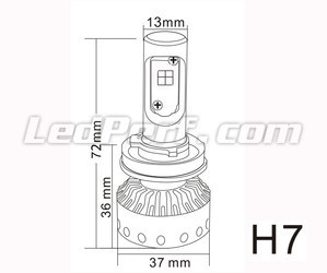 Mini LED-Lampe H7 Tuning