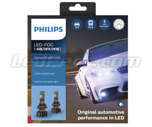 H8 LED-Lampen-Kit PHILIPS Ultinon Pro9000 +250% 5800K - 11366U90CWX2