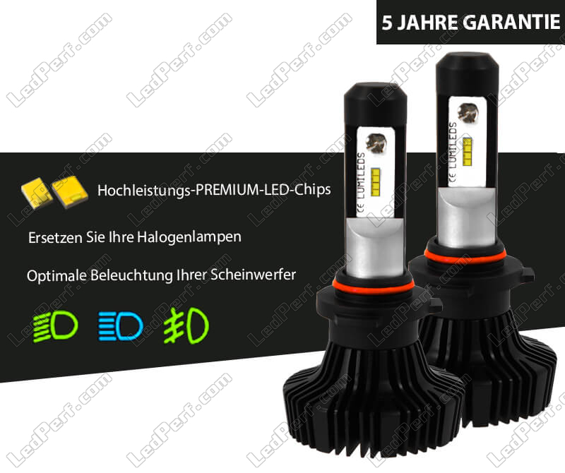 LED-Lampen-Kit HB3 (9005) LED PHILIPS Ultinon Pro9100 +350% 5800K -  LUM11005U91X2