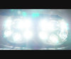 Scheinwerfer Motorrad Voll-LED Chrom für Harley Davidson Road Glide (1998-2014) Beleuchtung Weiß Pur