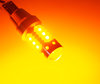 Ampoule LED W16W T15 Orange Leds Au Detail Leds T15 Culot W16W 12V
