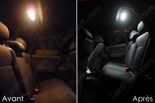 VW Polo 9N 239 C5W Blanc Intérieur boot Ampoule LED haute puissance lumière mise à niveau 