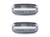 Frontansicht der sequentiellen LED-Seitenblinker für Audi A2 - Transparente Farbe