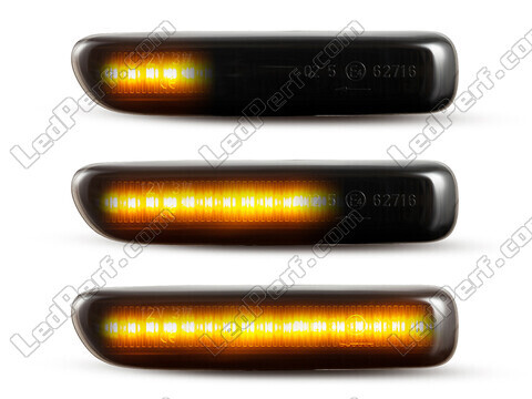 Beleuchtung der dynamischen LED-Seitenblinker in schwarz für BMW Serie 3 (E46) 1998 - 2001