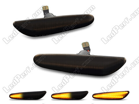 Dynamische LED-Seitenblinker für BMW Serie 3 (E90 E91) - Rauchschwarze Version