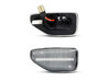 Stecker der sequentiellen LED-Seitenblinker für Dacia Logan 2 - Transparente Version