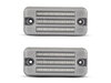 Frontansicht der sequentiellen LED-Seitenblinker für Fiat Ducato III - Transparente Farbe