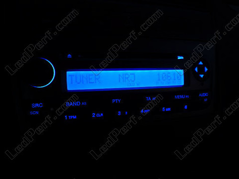 LED-Beleuchtung Autoradio blau Fiat Great Punto Evo