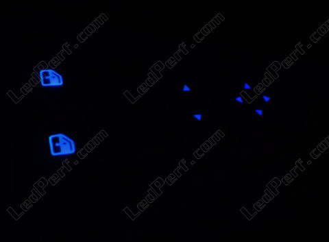 LED-Beleuchtung Tasten Fensterheber- und Spiegeleinstellung blau Fiat Grande Punto Evo