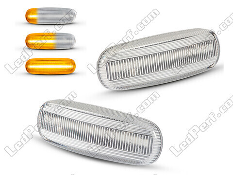 Sequentielle LED-Seitenblinker für Fiat Grande Punto / Punto Evo - Klare Version