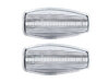 Frontansicht der sequentiellen LED-Seitenblinker für Hyundai I10 - Transparente Farbe