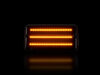 Maximale Beleuchtung der dynamischen LED-Seitenblinker für Jeep Wrangler II (TJ)