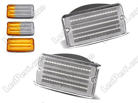 Sequentielle LED-Seitenblinker für Jeep Wrangler II (TJ) - Klare Version