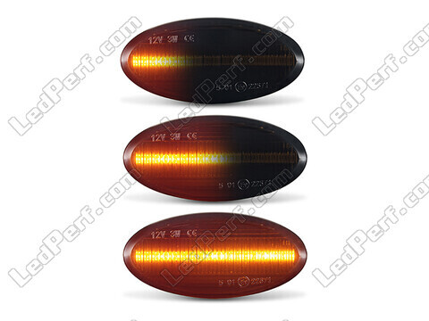 Beleuchtung der dynamischen LED-Seitenblinker in schwarz für Mazda 5 phase 1