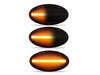 Beleuchtung der dynamischen LED-Seitenblinker in schwarz für Mini Cabriolet II (R52)