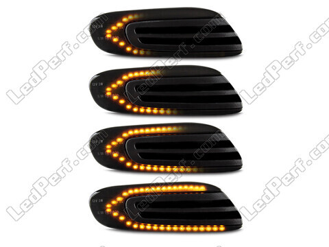 Beleuchtung der dynamischen LED-Seitenblinker in schwarz für Mini Cooper IV (F55 / F56)