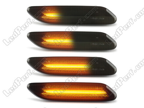 Beleuchtung der dynamischen LED-Seitenblinker in schwarz für Mini Countryman (R60)