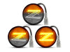 Beleuchtung der sequentiellen LED-Seitenblinker in transparent für Nissan 370Z
