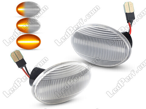 Sequentielle LED-Seitenblinker für Opel Astra F - Klare Version