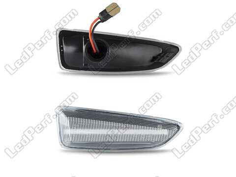 Stecker der sequentiellen LED-Seitenblinker für Opel Zafira C - Transparente Version