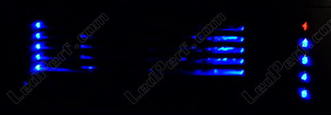 Led Ladegerät CD Blaupunkt Peugeot 307 blau