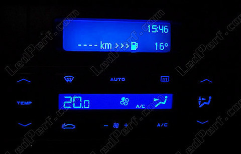 LED-Beleuchtung Konsole central blau Peugeot 406