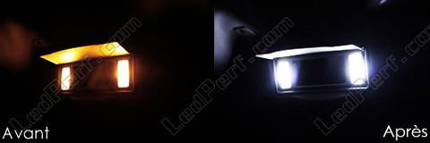 LED-Spiegel für den Sonnenschutz Peugeot 607