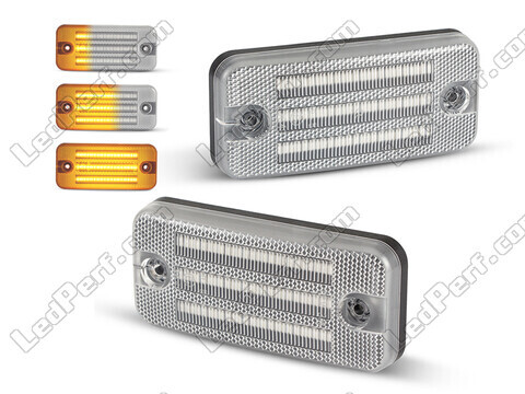 Sequentielle LED-Seitenblinker für Peugeot Boxer II - Klare Version
