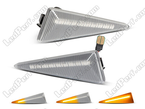 Sequentielle LED-Seitenblinker für Renault Vel Satis - Klare Version
