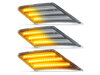 Beleuchtung der sequentiellen LED-Seitenblinker in transparent für Subaru BRZ