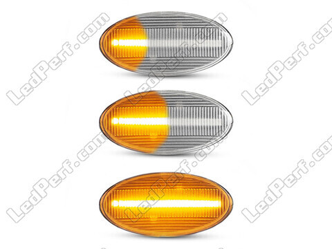Beleuchtung der sequentiellen LED-Seitenblinker in transparent für Subaru Impreza GD/GG