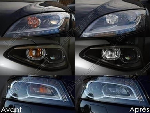 Led Frontblinker Subaru Impreza V GK / GT vor und nach