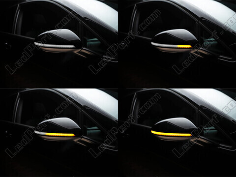 Volkswagen Golf 7 Frontansicht ausgestattet mit dynamischen Osram LEDriving® Blinker für Außenspiegel