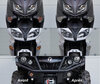 Led Frontblinker Indian Motorcycle Spirit springfield / deluxe / roadmaster 1442 (2001 - 2003) vor und nach