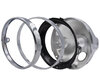 Runder und verchromter Scheinwerfer für Suzuki Bandit 1250 N (2007 - 2010) Voll-LED-Optik, Teilemontage