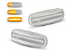 Clignotants latéraux séquentiels à LED pour Fiat Fiorino - Version claire