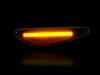 Eclairage maximal des répétiteurs latéraux dynamiques à LED pour Mazda 6