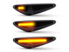 Eclairages des répétiteurs latéraux dynamiques noirs à LED pour Mazda 6