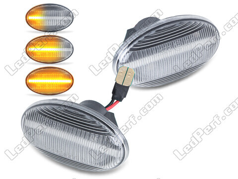 Clignotants latéraux séquentiels à LED pour Mercedes Citan - Version claire