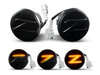 Répétiteurs latéraux dynamiques à LED pour Nissan 370Z - Version noire fumée
