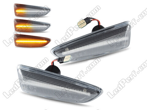 Clignotants latéraux séquentiels à LED pour Opel Grandland X - Version claire