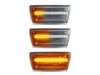 Eclairage des clignotants latéraux séquentiels transparents à LED pour Opel Zafira B